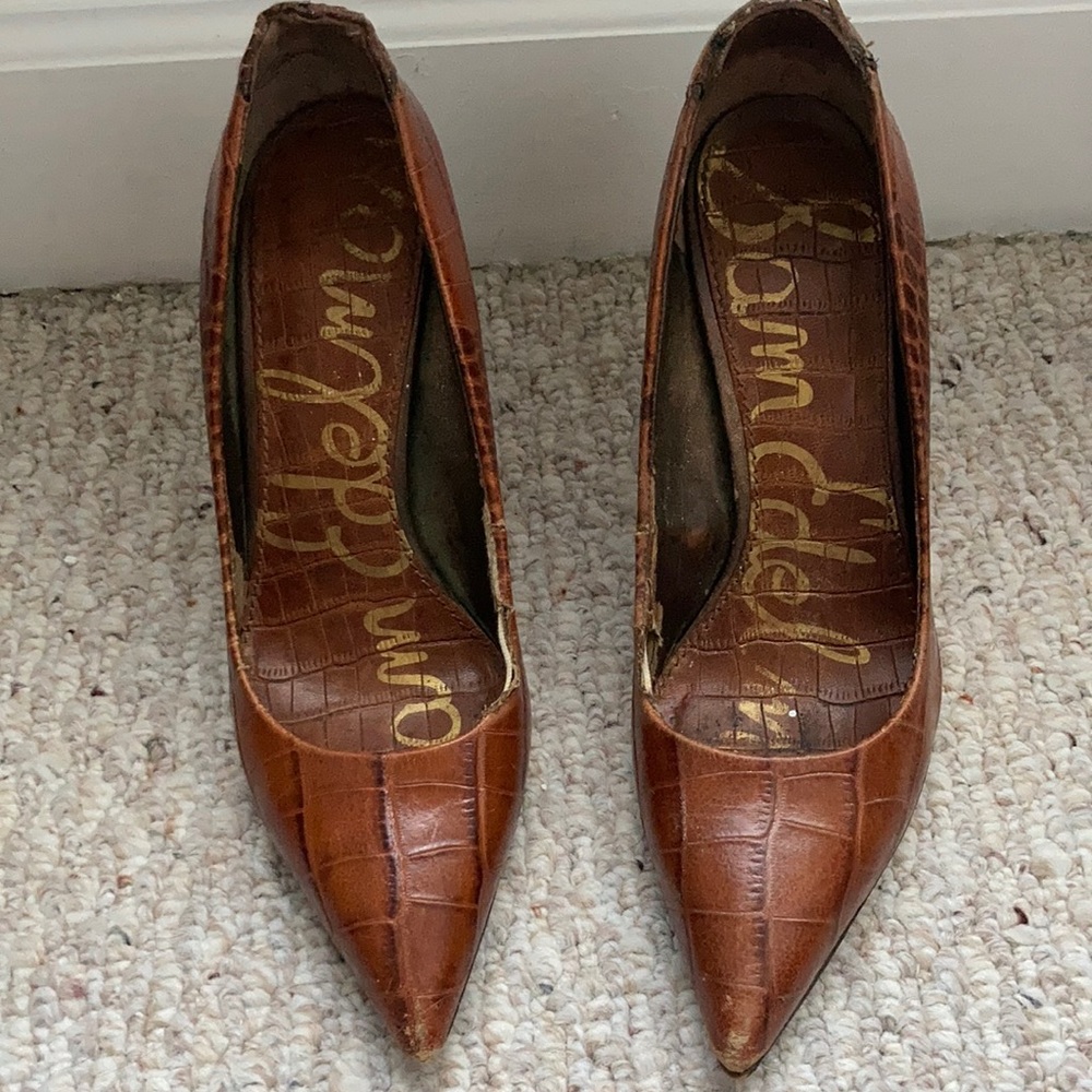Sam Edelman Brown Portney Pumps